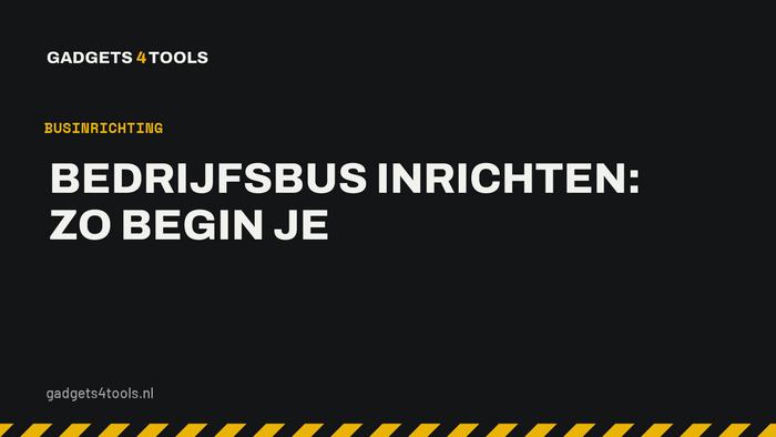 Headerkaart met de titel: Bedrijfsbus inrichten: zo begin je