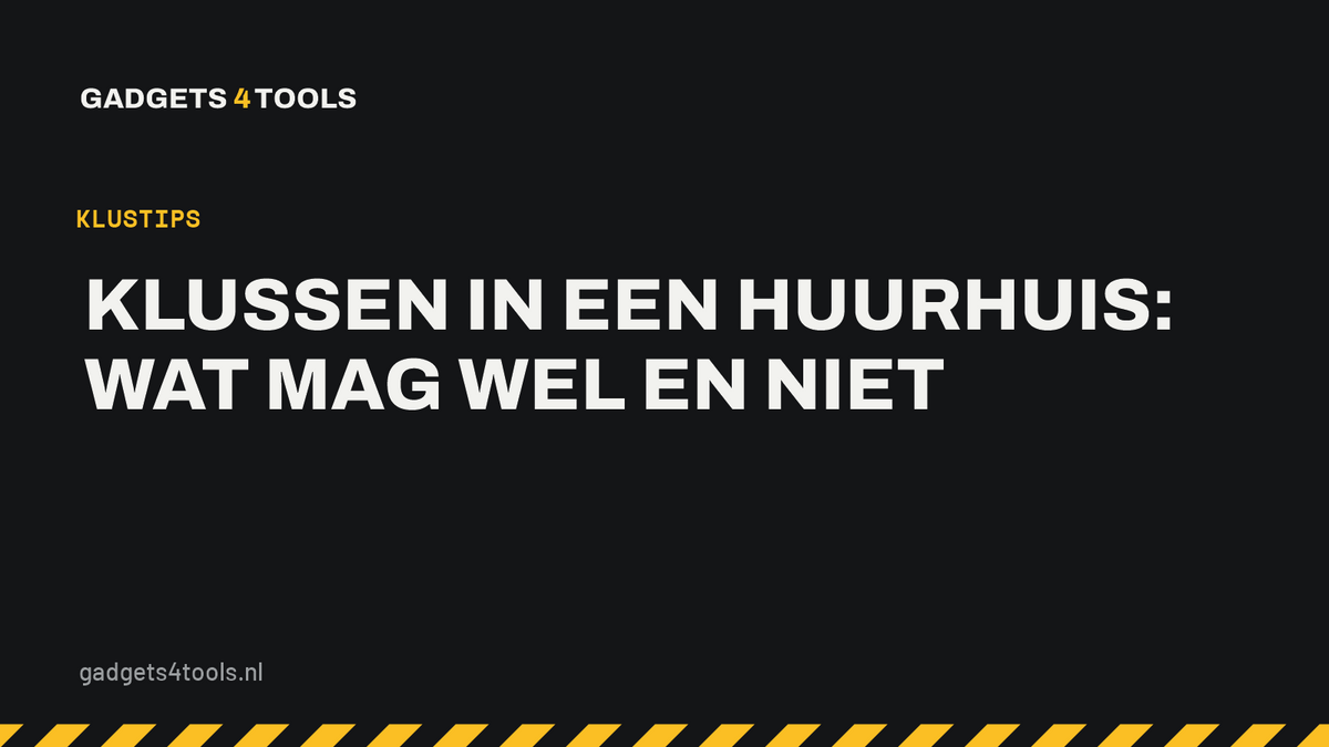 Headerkaart met de titel: Klussen in een huurhuis: wat mag wel en niet