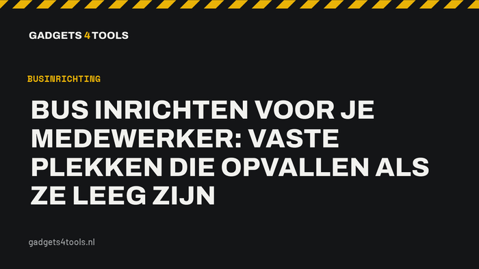 Headerkaart met de titel: Bus inrichten voor je medewerker: vaste plekken die opvallen als ze leeg zijn
