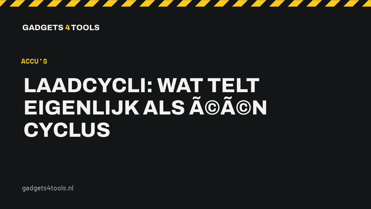 Headerkaart met de titel: Laadcycli: wat telt eigenlijk als één cyclus