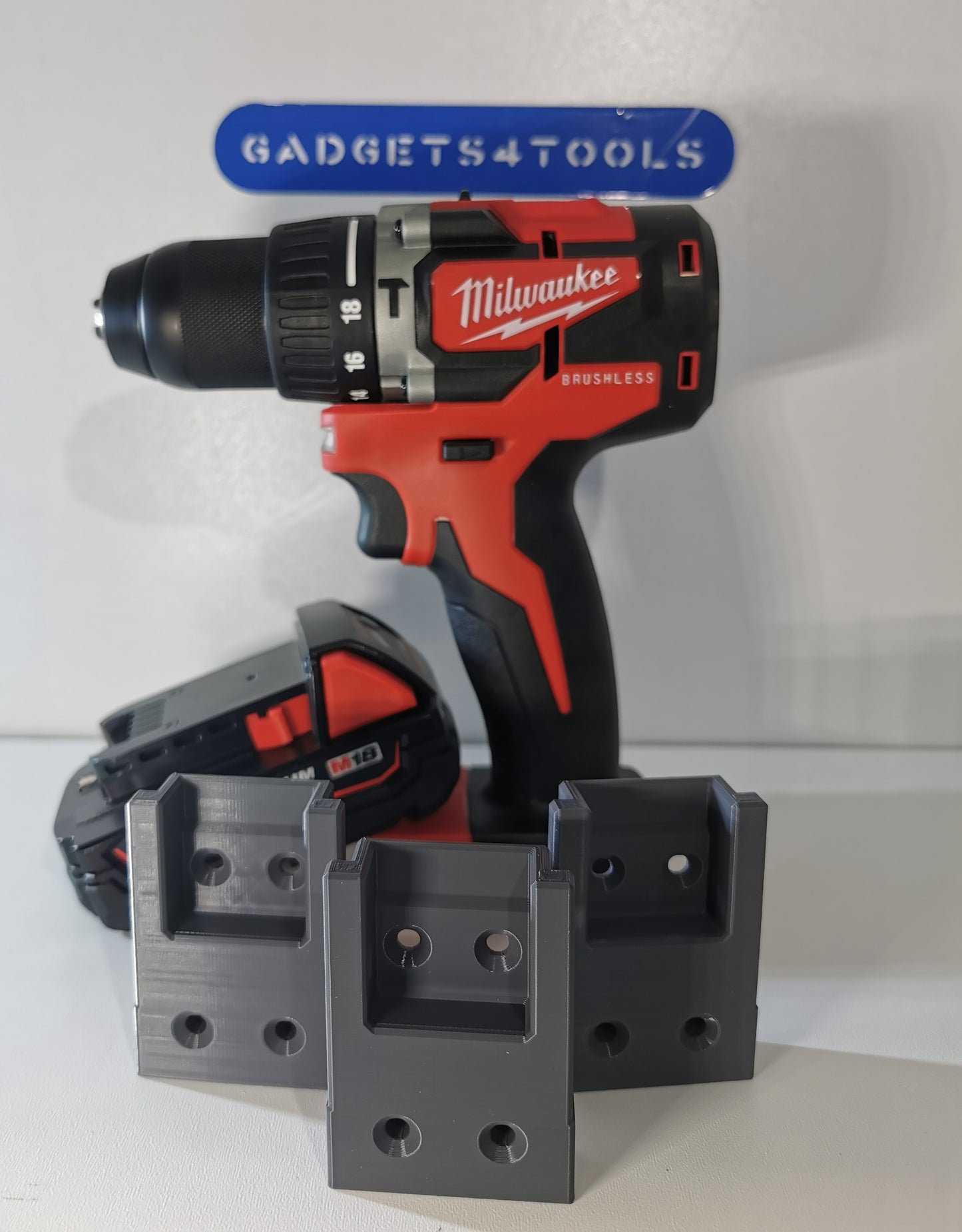 Milwaukee gereedschap houder - Gadgets4tools.nl